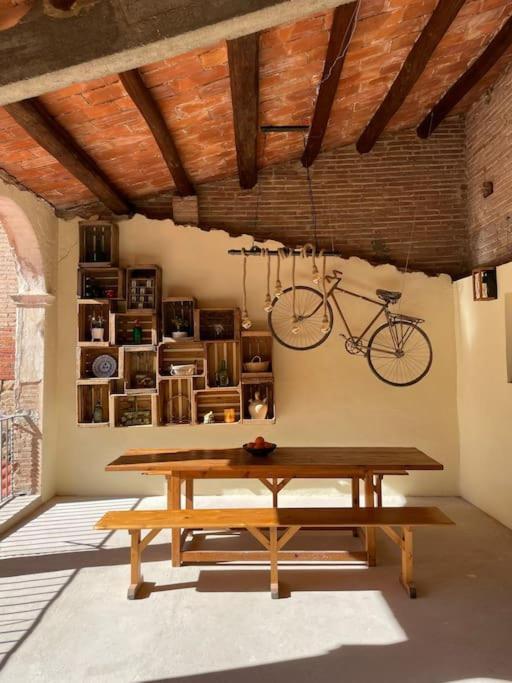 Habitacion Roca Foradada En Casa Cami De Les Aiguees Monistrol De Montserrat Exteriör bild